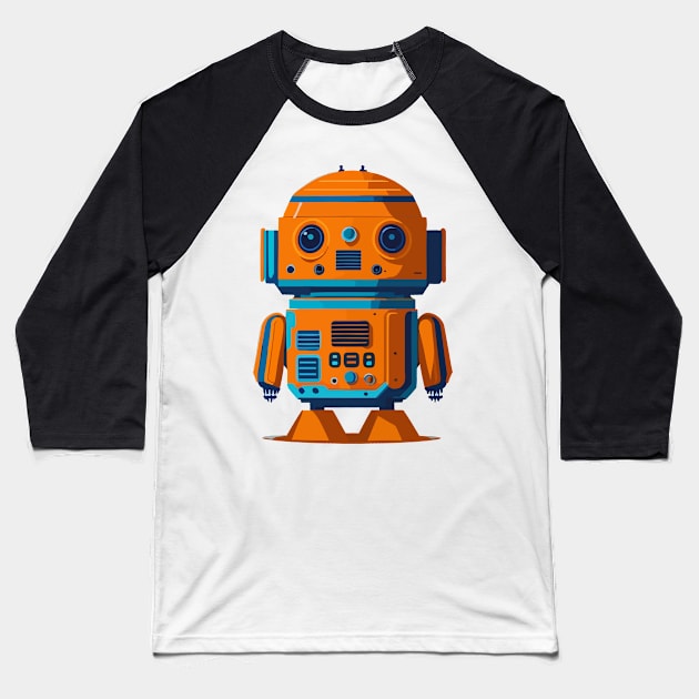 Cute Droid Baseball T-Shirt by SpriteGuy95